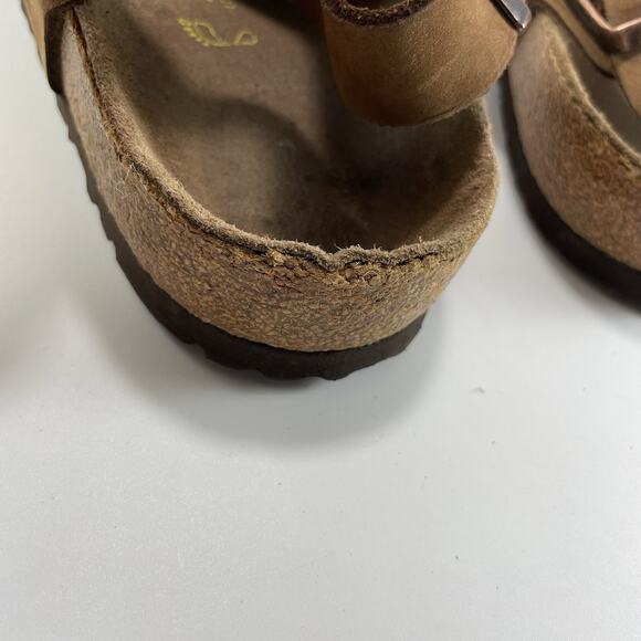 Birkenstock Milano Back Strap Sandals Womens Size 41 US 10-10.5 Brown Leather - Picture 10 of 11
